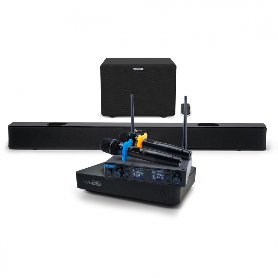 Hi-End караоке-система EVOBOX Premium + EvoSoundBar (саундбар с караоке) в Набережных Челнах