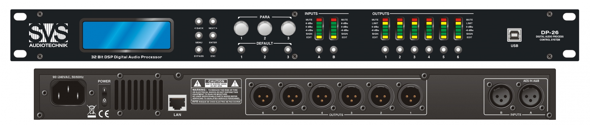SVS Audiotechnik DP-26 Цифровой процессор: 2 входа 6 выходов в Набережных Челнах