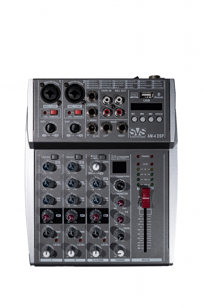 SVS Audiotechnik mixers AM-4 DSP Аналоговый микшерный пульт, 4-канала в Набережных Челнах