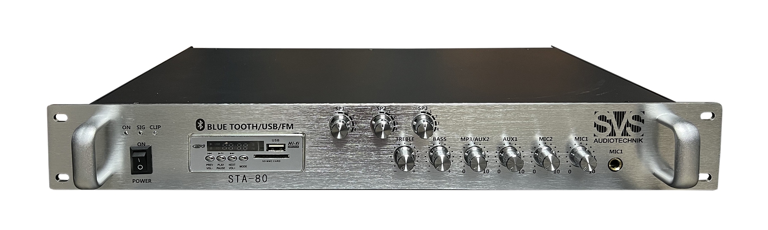 SVS Audiotechnik STA-80 Микшер-усилитель для систем Public Address в Набережных Челнах